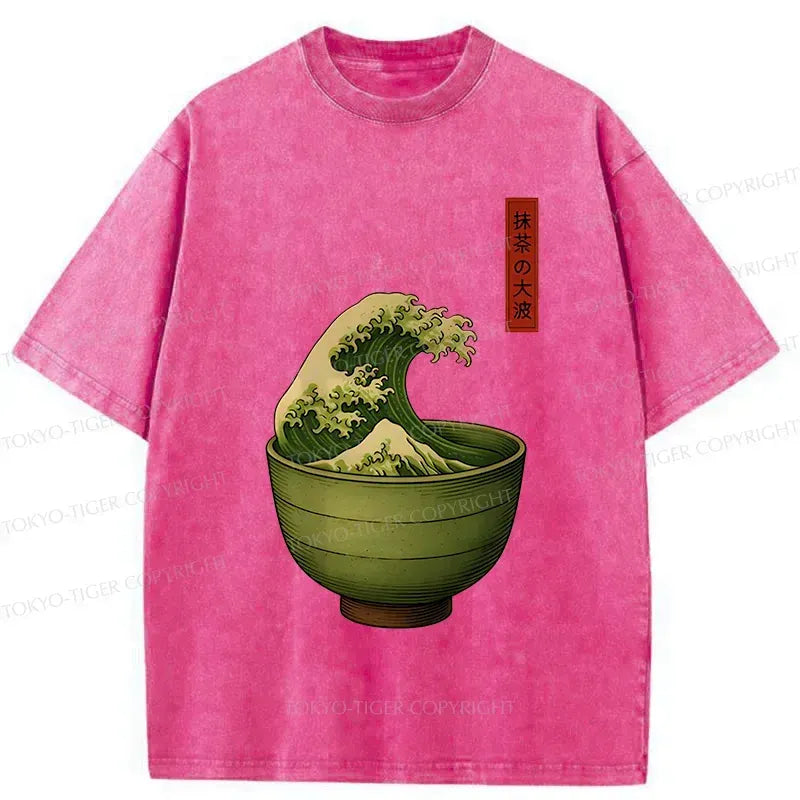 Japanese Vintage Washed T-Shirt for Daily Wear