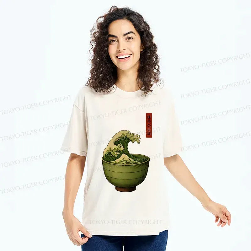 Kyoto Lion Matcha Cup Casual Tee
