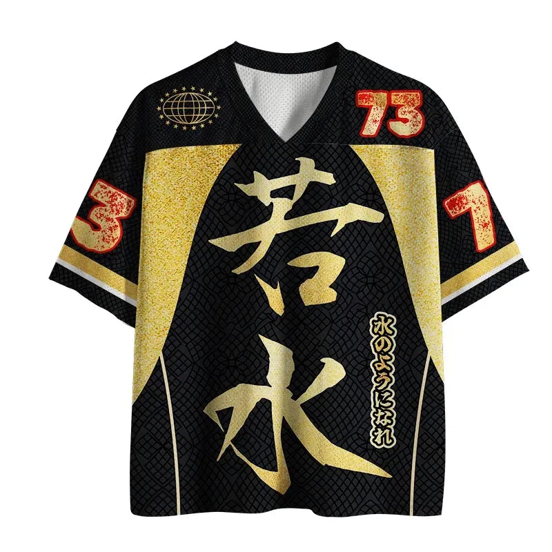 Kyoto Lion Wakamizu Mesh Jersey for Fitness