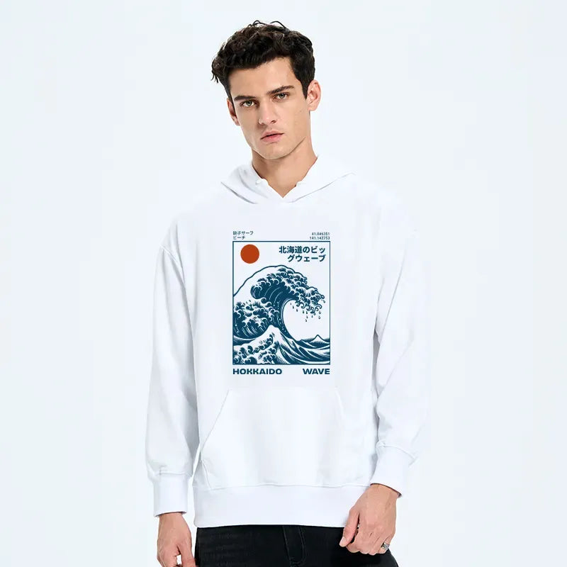 Kyoto-Lion Hokkaido Wave Japan Classic Hoodie