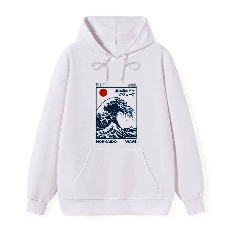 unisex hokkaido wave hoodie
