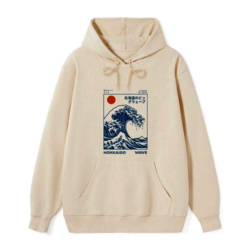 unisex hokkaido wave hoodie