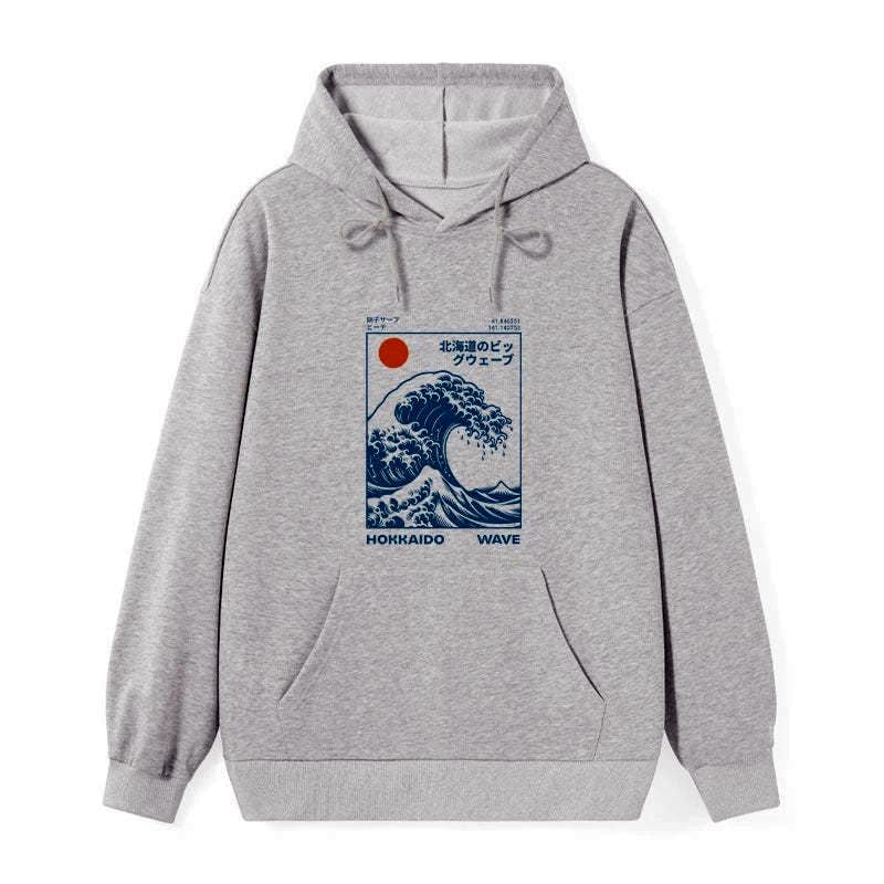 unisex hokkaido wave hoodie