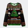 kyoto lion funny christmas tree sweatshirt