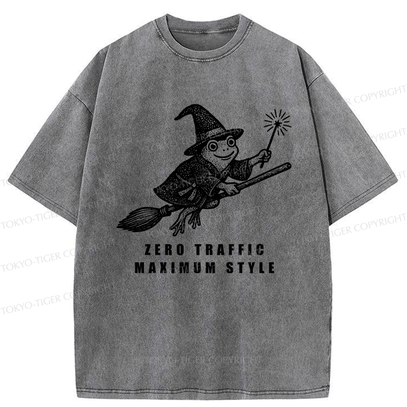 Kyoto-Lion The Magical Frog Washed T-Shirt
