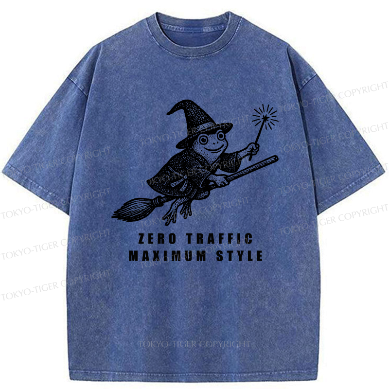 Japanese Magical Frog Washed T-Shirt