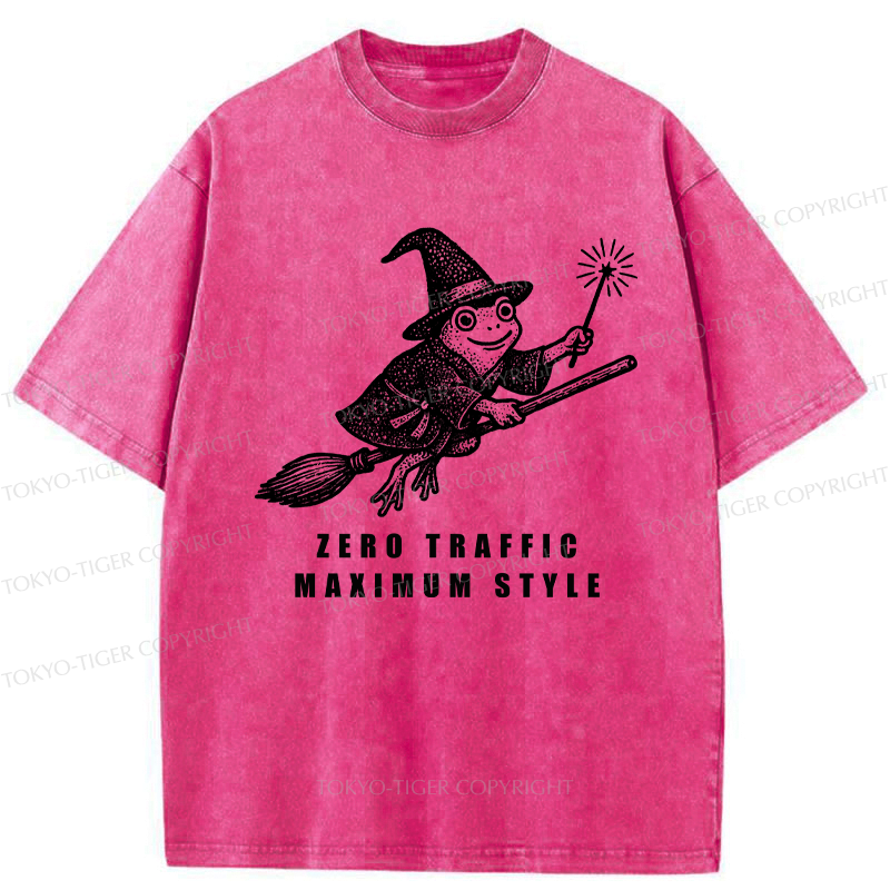 Japanese Magical Frog Washed T-Shirt