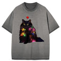 Christmas cat t-shirt for daily wear