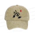 Contemplative robot cat cap on sale