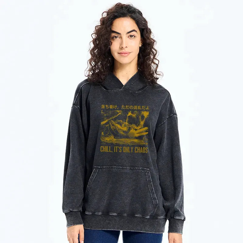 comfortable japanese washed hoodie for daily wear