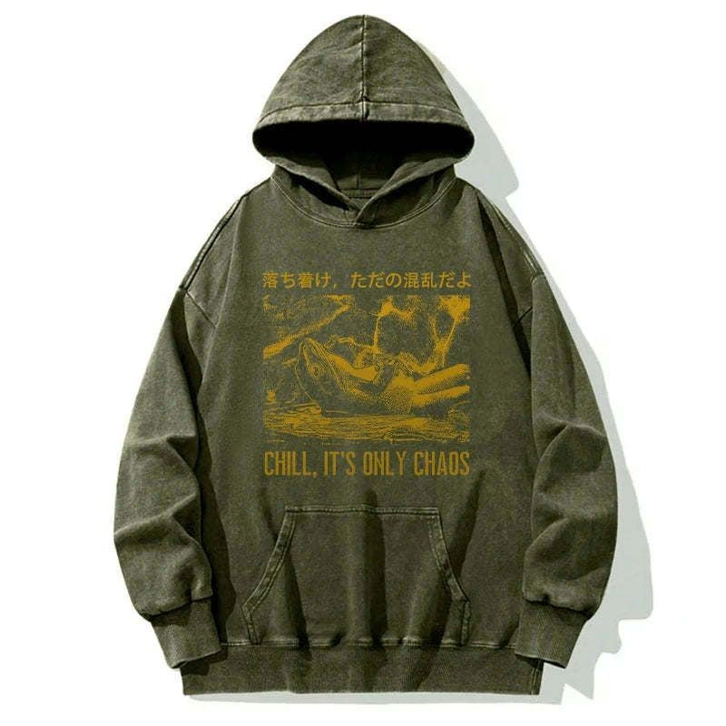 comfortable japanese washed hoodie for daily wear