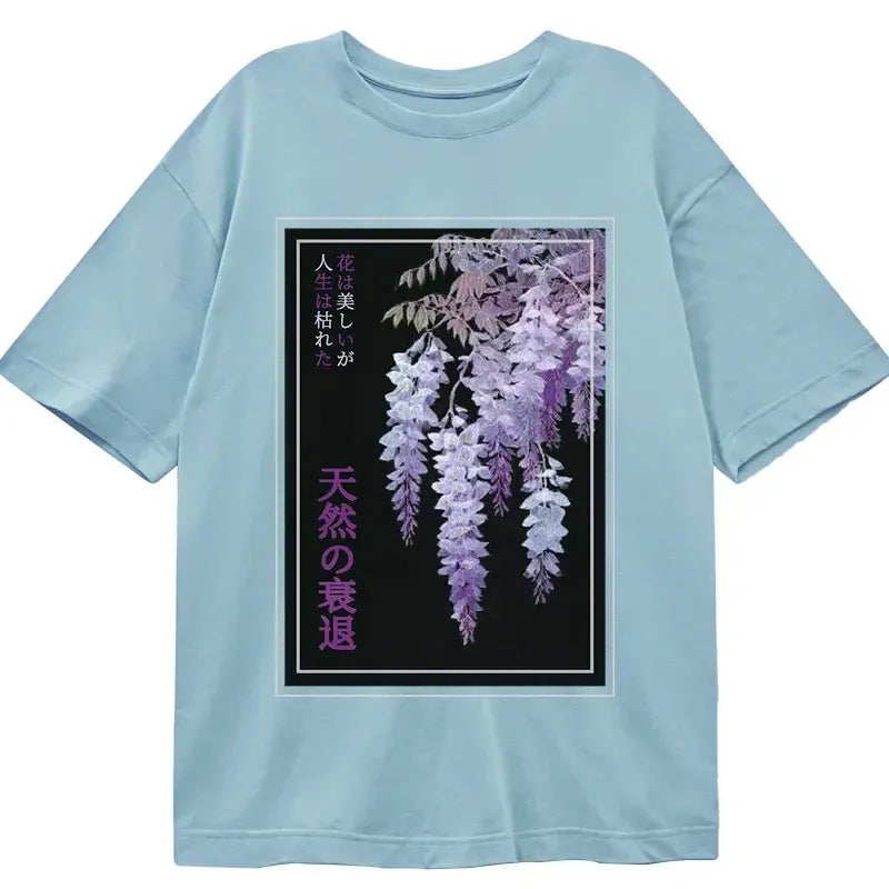 Japanese wisteria flower classic t-shirt