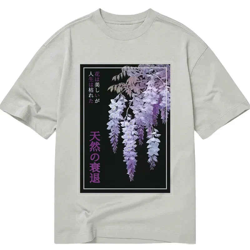 Unisex japanese flower tee best seller