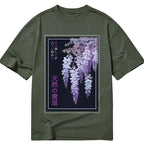 Kyoto-Lion Wisteria Jpanese Flowers Poster Classic T-Shirt