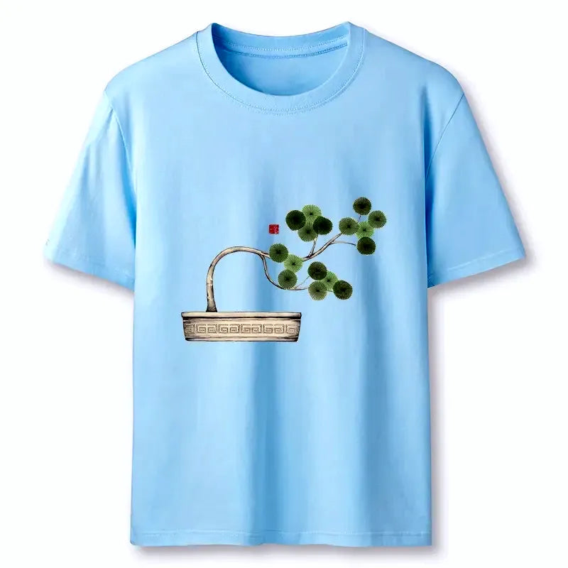 Kyoto-Lion Minimalist Bonsai Artistry Classic T-Shirt
