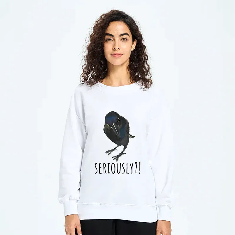 Kyoto-Lion Raven's Question Classic Sweatshirt