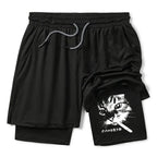 Vintage Cat Smoking Shorts for Summer