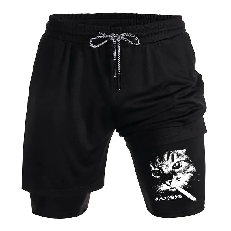 Unisex Cat Training Shorts with Free Shipping