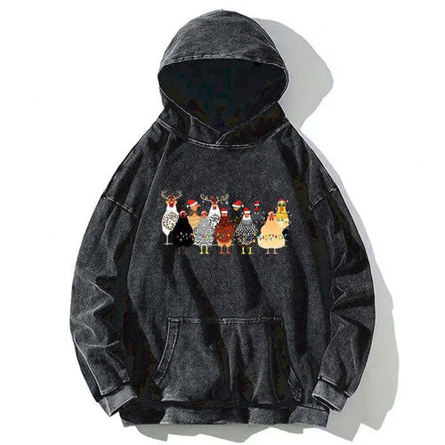 Limited Edition Christmas Chickens Hoodie