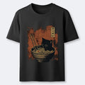 Classic unisex cat t-shirt for daily wear