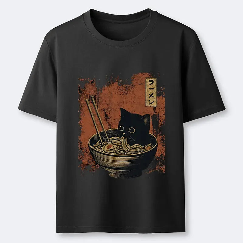 Classic unisex cat t-shirt for daily wear