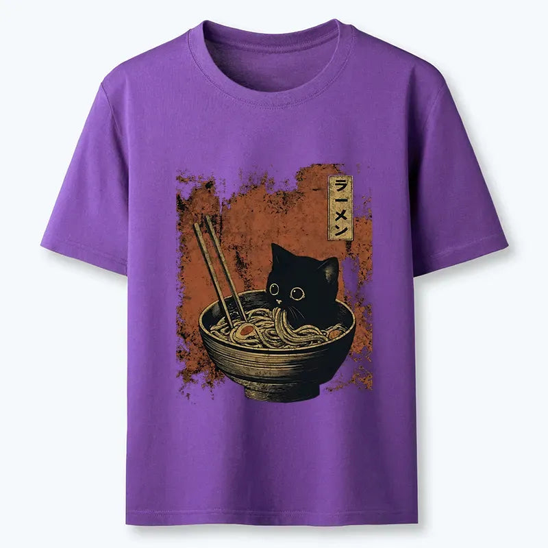 Classic unisex cat t-shirt for daily wear