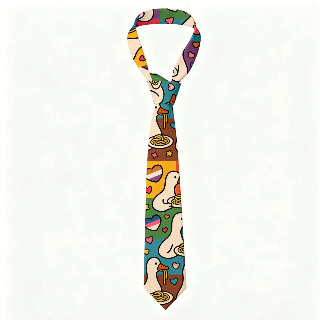 Vintage Japanese Necktie for Streetwear