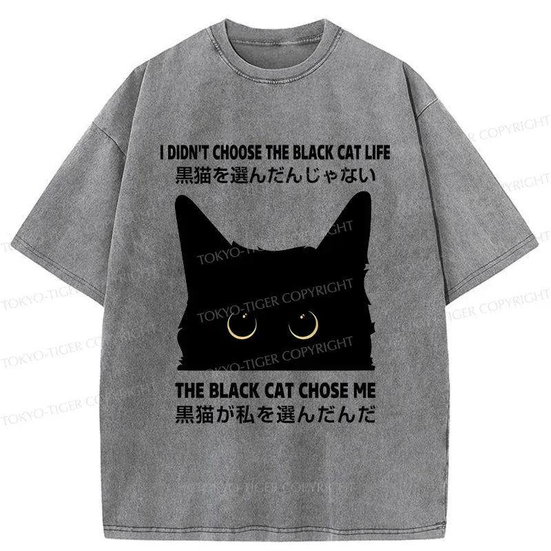 japanese streetwear cat t-shirt free shipping