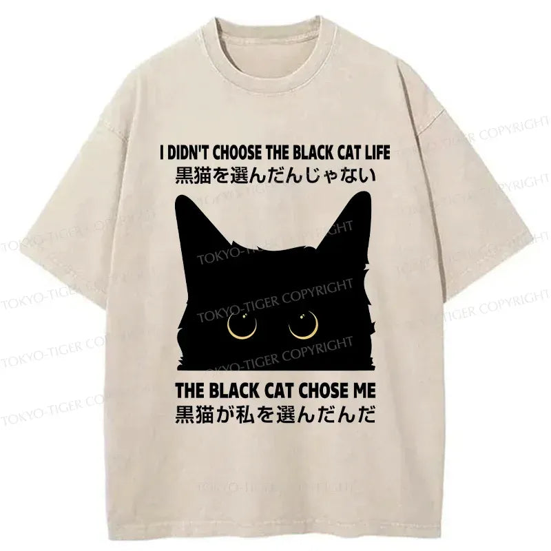 japanese streetwear cat t-shirt free shipping