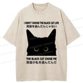 japanese streetwear cat t-shirt free shipping