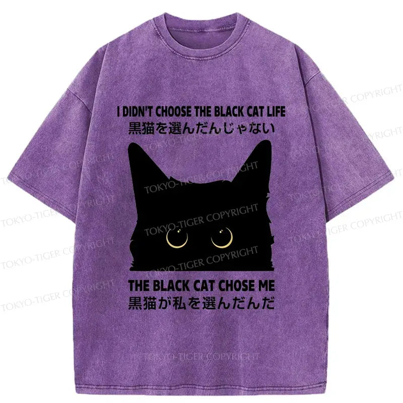 japanese streetwear cat t-shirt free shipping