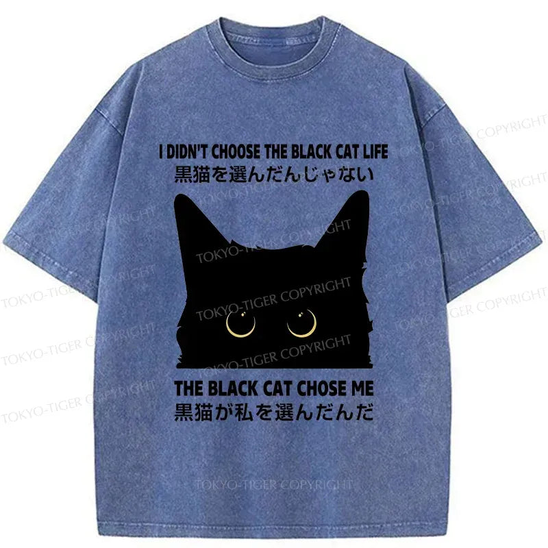 japanese streetwear cat t-shirt free shipping