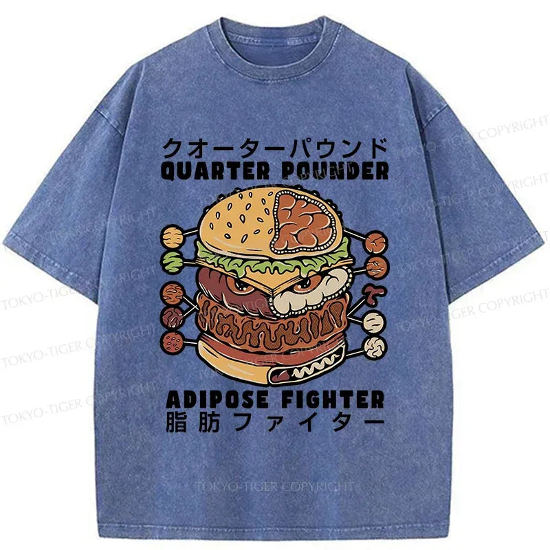 Kyoto-Lion Big Mac Hamburger Washed T-Shirt