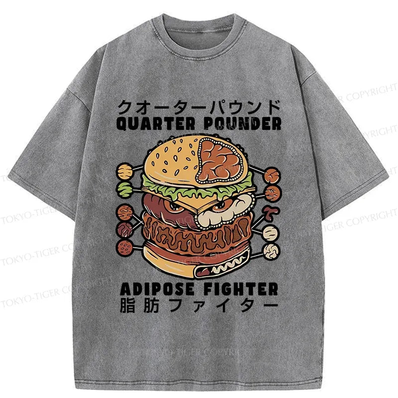 Japanese Vintage Washed T-Shirt for Daily Wear