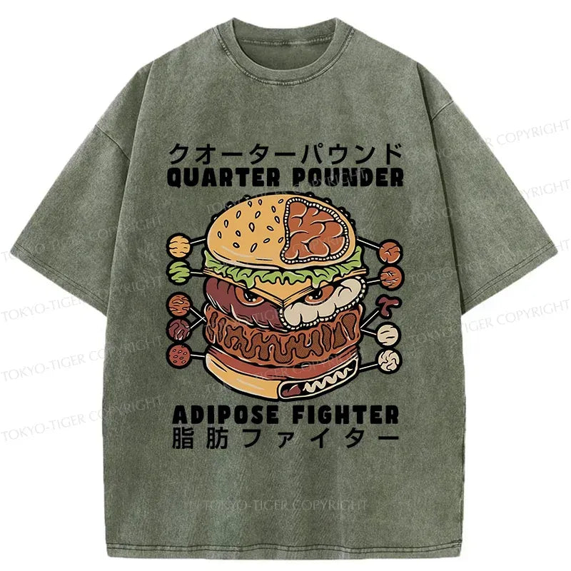 Japanese Vintage Washed T-Shirt for Daily Wear