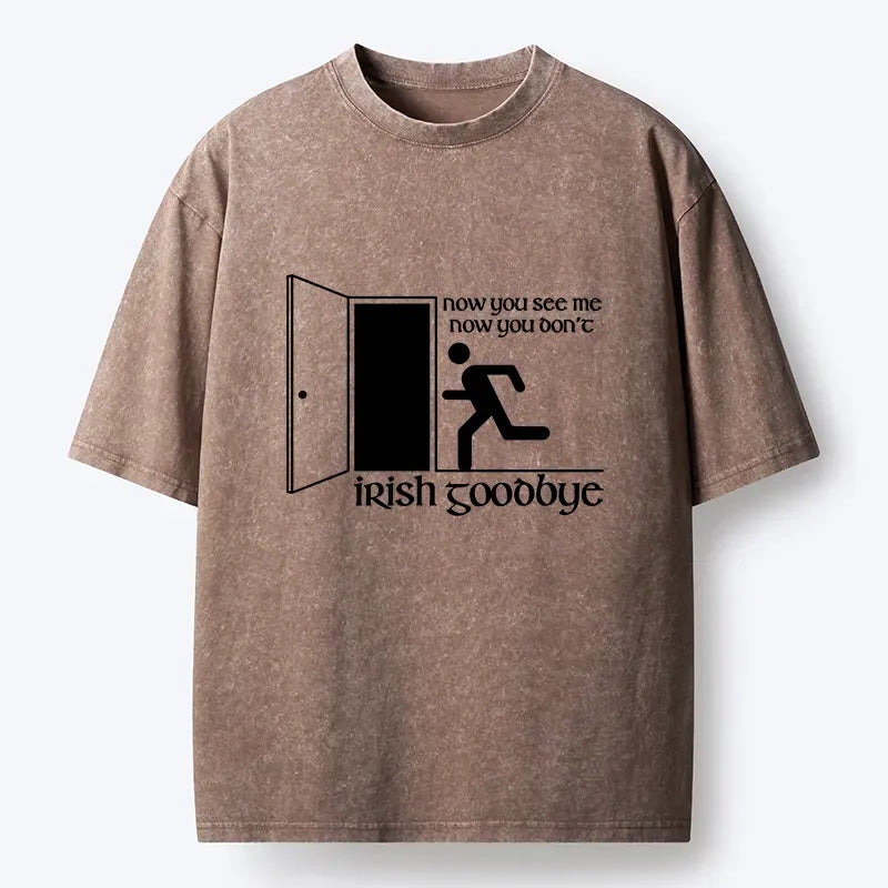 Japanese vintage washed t-shirt for daily wear
