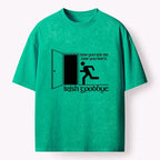 Kyoto-Lion Irish Goodbye Exit Washed T-Shirt
