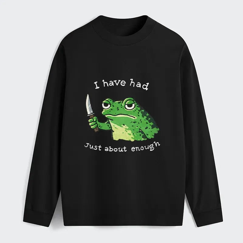 Impatient Frog Japanese Long Sleeve T-Shirt
