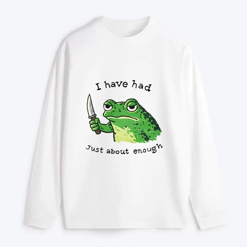 Kyoto-Lion Impatient Frog Classic Long Sleeve T-Shirt
