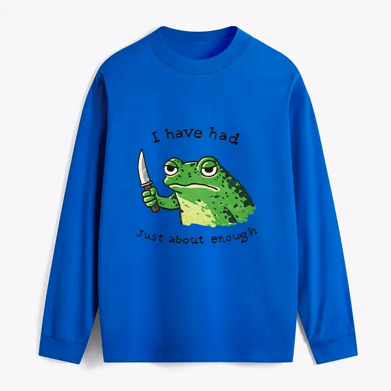 Kyoto-Lion Frog Tee for Daily Wear