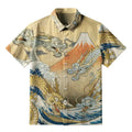 Premium Quality Japanese Dragon Print Shirt