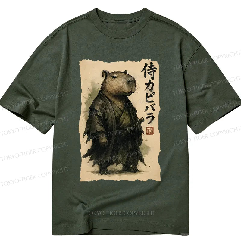 Kyoto-Lion Capybara Samurai Classic T-Shirt