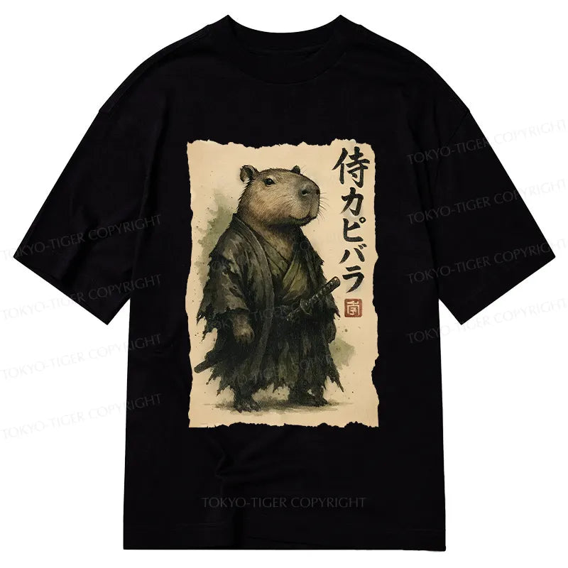Kyoto-Lion Capybara Samurai Classic T-Shirt