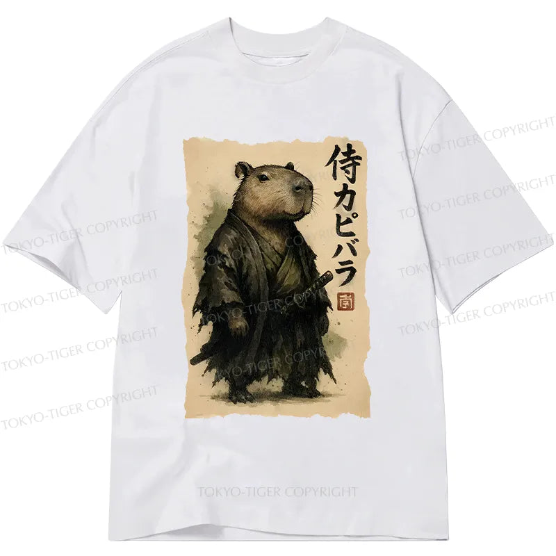 Kyoto-Lion Capybara Samurai Classic T-Shirt