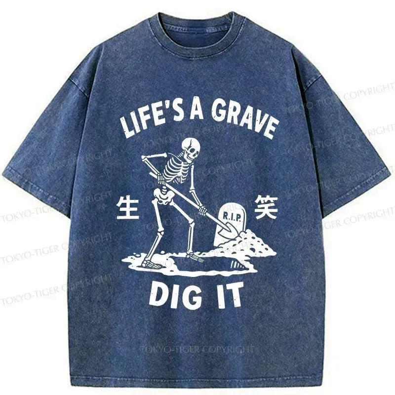 Kyoto-Lion Digging Graves T-Shirt Best Seller