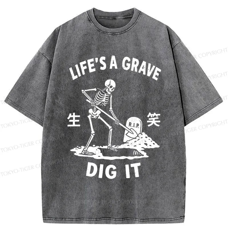Japanese Vintage Washed T-Shirt for Everyday