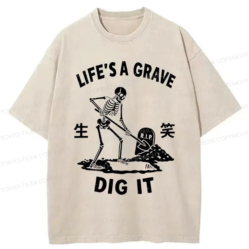 Kyoto-Lion Digging Graves T-Shirt Best Seller