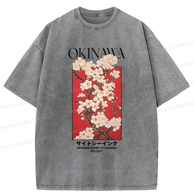 Unisex Cotton T-Shirt with Sakura Print Deal