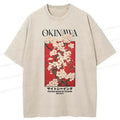Unisex Cotton T-Shirt with Sakura Print Deal