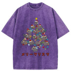kyoto lion moo deng christmas tree tee